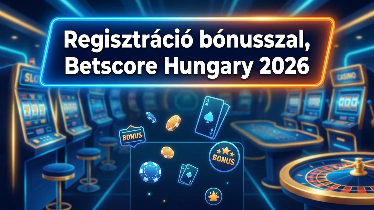 Regisztráció bónusszal